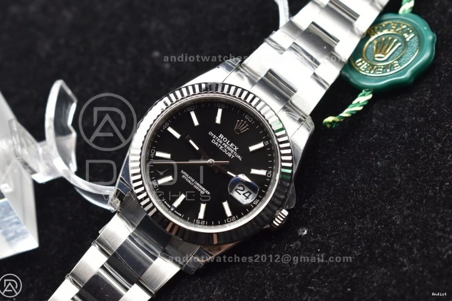 VSF VS3235 1:1 Best 41 Oyster 126334 Bracelet Black 904L Dial DateJust SS Edition on 0211